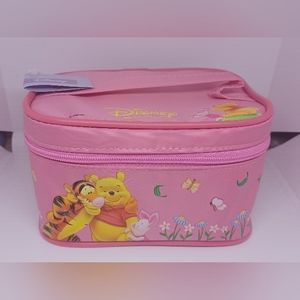 Winnie The Pooh Tigger Piglet Disney Mini Pouch Case Makeup Bag pink New